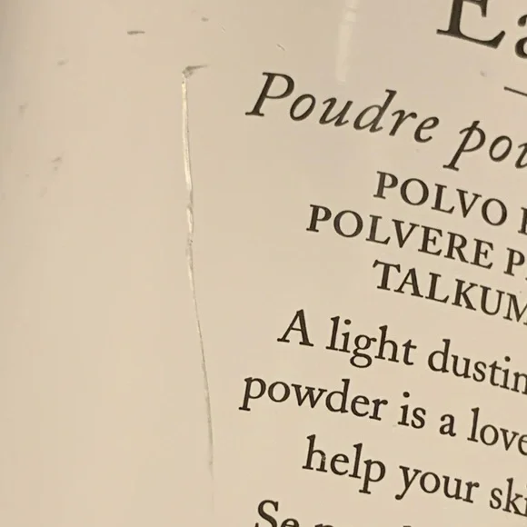 (1) Crabtree Evelyn rosewater talc free body powder 2.6 oz new sealed.